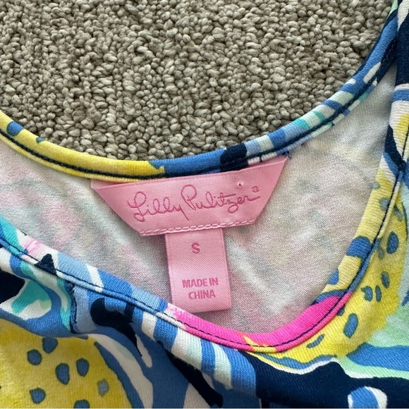 Lilly Pulitzer Tala Romper in Nauti Navy Capri Sun Pink Size Small - Picture 5 of 8